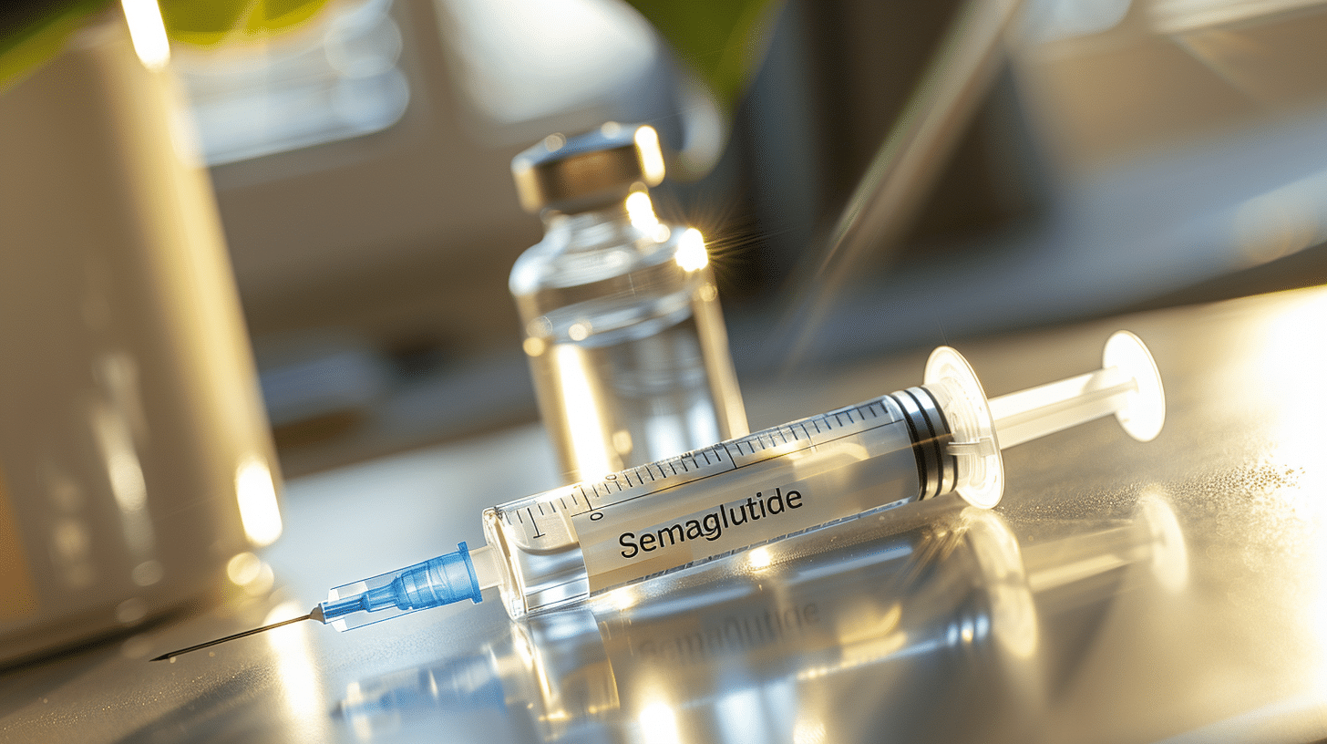 an image of semaglutide injection and vial