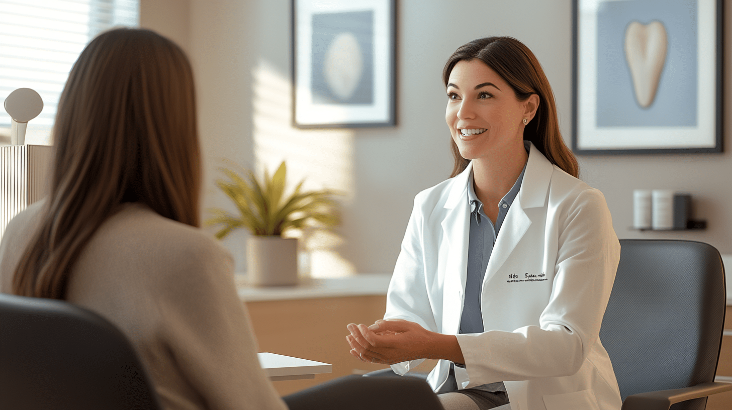 A weight loss specialist discussing personalized weight loss plans with a patient.